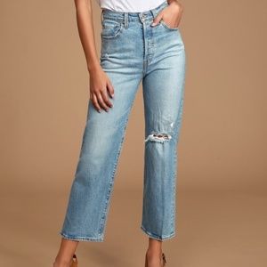 Levi's Ribcage Straight Ankle Tango Fade 25x27